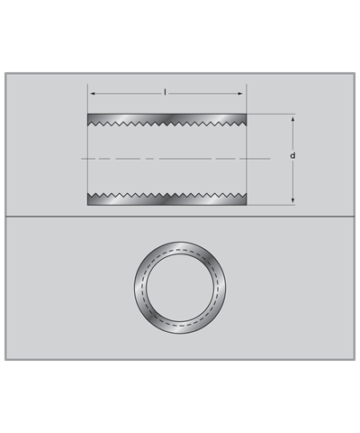 25 mm = ½ ″